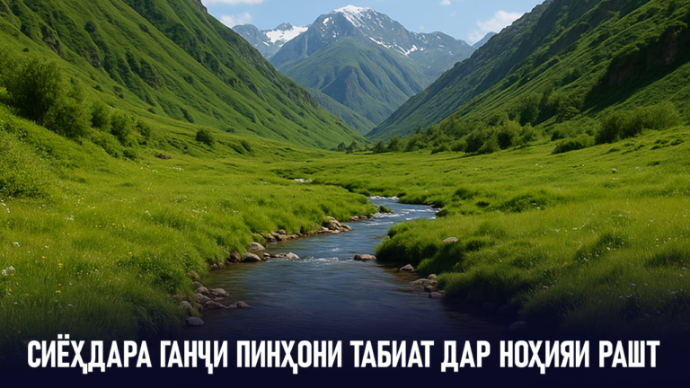 Сиёҳдара ганҷи пинҳони табиат дар ноҳияи Рашт